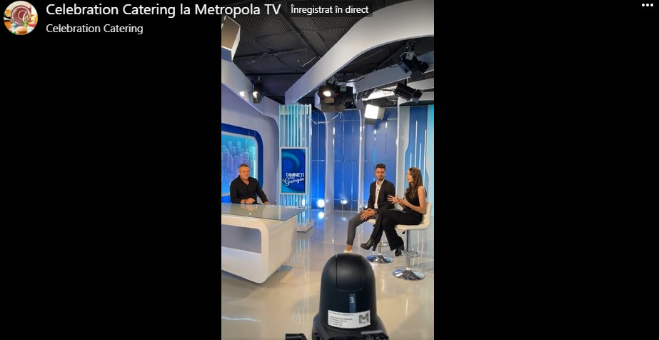 Celebration Catering la Metropola TV | By Celebration Catering